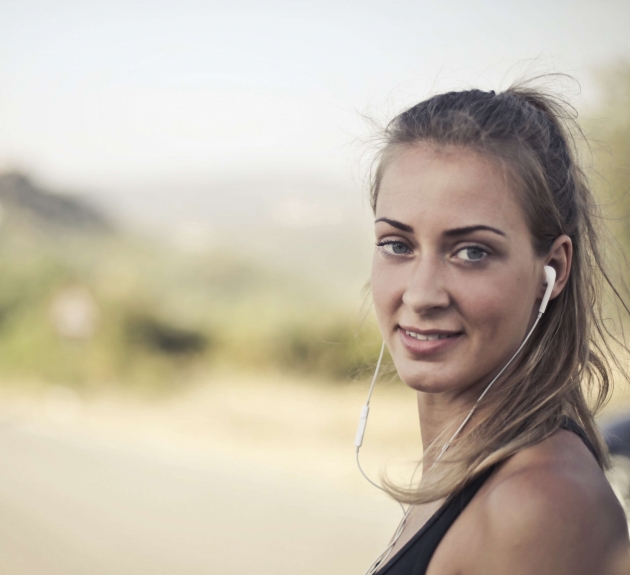 Jeune patiente faisant du sport