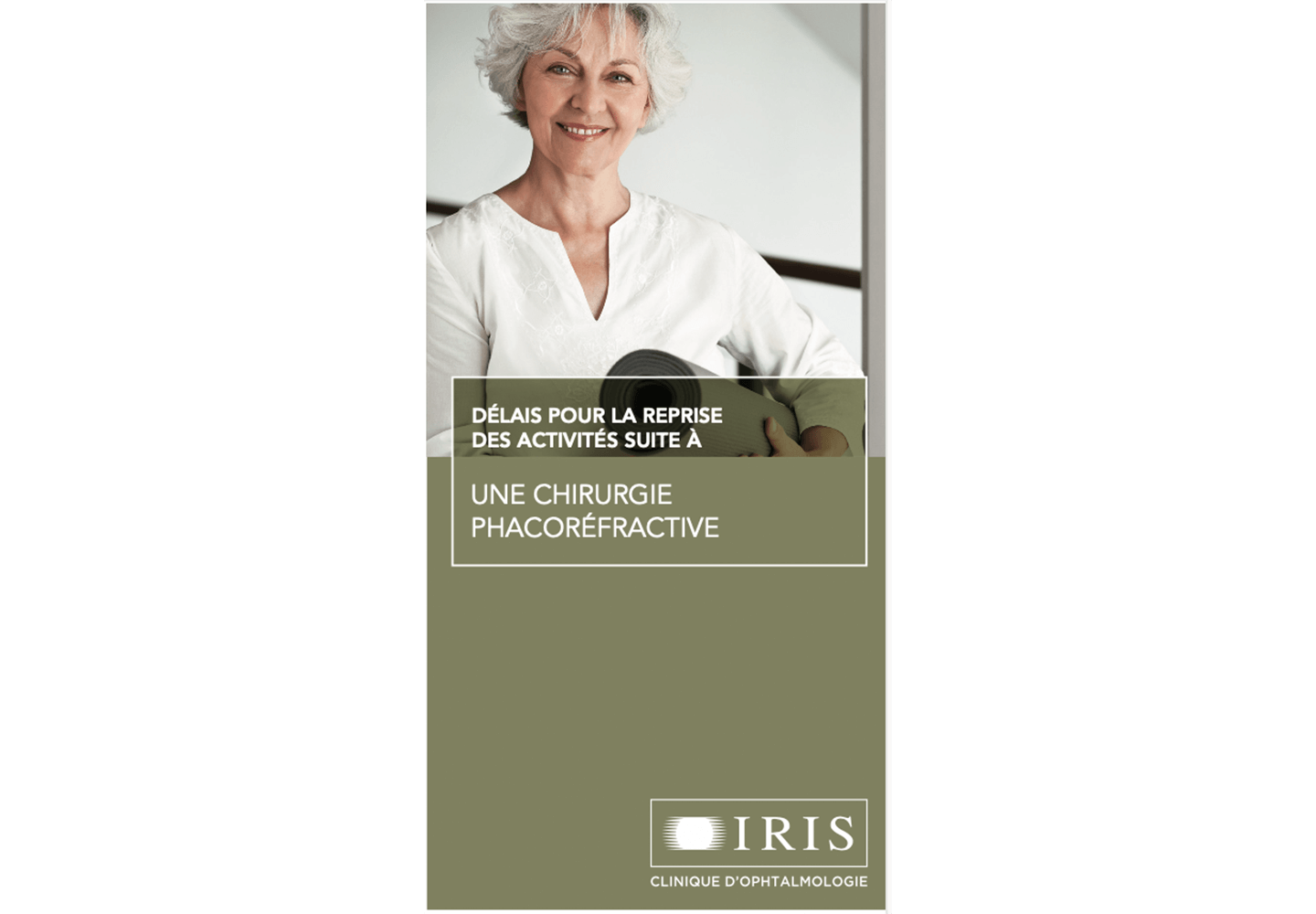 Couverture du guide d'information sur les délais avant les reprises d'activités suite à une chirurgie intraoculaire