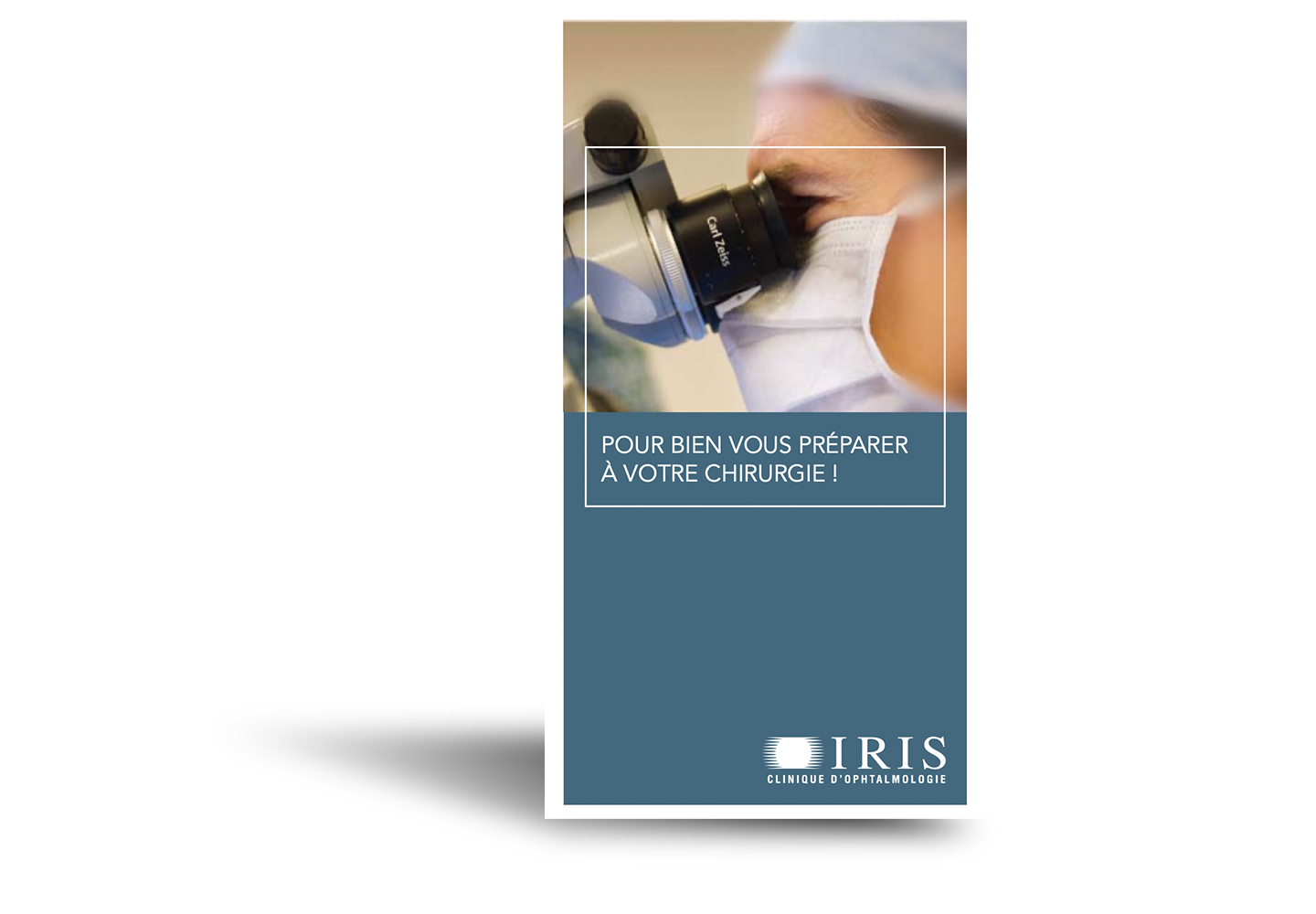 Couverture du pamphlet de préparation à la chirurgie