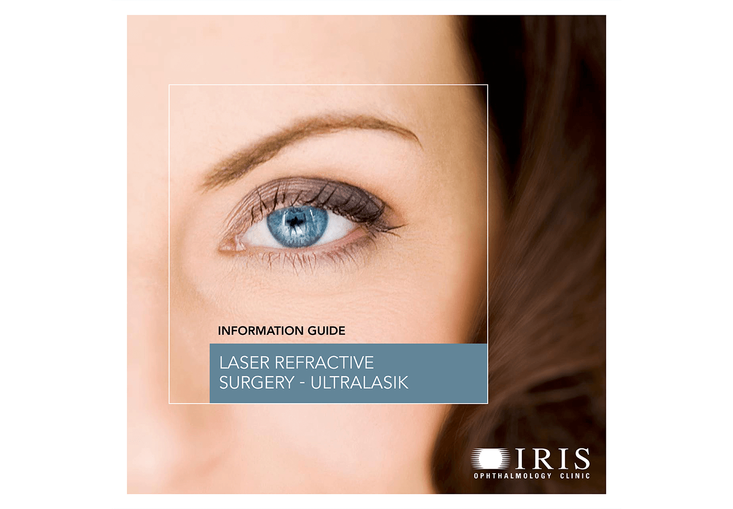 Cover of the information guide on laser refractive surgery